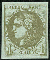 ** No 39IIIb, Olive Clair, Très Frais. - TB - 1870 Emisión De Bordeaux