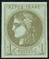 ** No 39IIIb, Olive Clair, Très Frais. - TB - 1870 Emissione Di Bordeaux