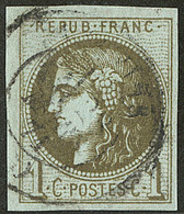 No 39IIIc, Nuance Foncée, Pos. 8. - TB - 1870 Emisión De Bordeaux