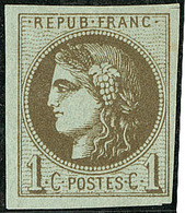 * No 39IIIe, Olive Bronze Doré, Très Frais. - TB - 1870 Bordeaux Printing