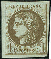 * No 39IIIe, Olive Bronze Doré, Très Frais. - TB - 1870 Emissione Di Bordeaux