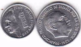 Spain 10 Centimos 1959 +1 Peseta 1998 - 10 Centiemen