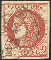 No 40IId, Pos. 6, Pli Mais TB D'aspect - 1870 Bordeaux Printing