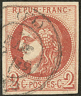 No 40IId, Pos. 6, Pli Mais TB D'aspect - 1870 Ausgabe Bordeaux