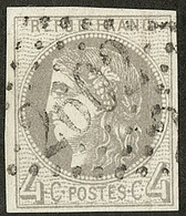 No 41IId, Pos. 2, Obl Gc 2602, Froissure Verticale. - TB - 1870 Emisión De Bordeaux