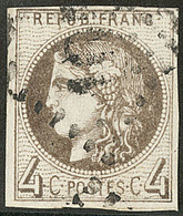 No 41IIf, Nuance Exceptionnelle. - TB. - R - 1870 Bordeaux Printing