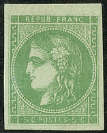 ** No 42IIm, Vert Gris, Jolie Pièce. - TB. - R - 1870 Bordeaux Printing