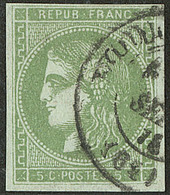 No 42IIn, Nuance Foncée, Pos. 9, Obl Cad. - TB - 1870 Emisión De Bordeaux