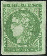 * No 42IIp, Vert-jaune Foncé. - TB - 1870 Bordeaux Printing