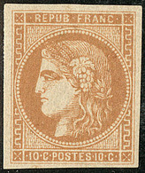 ** No 43II, Bistre, Jolie Pièce. - TB. - R - 1870 Bordeaux Printing