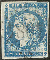 No 44Ic, Bleu Outremer, Pos. 5. - TB - 1870 Emisión De Bordeaux