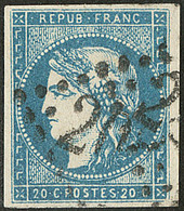 No 44II, Nuance Foncée, Pos. 7, Obl Gc. - TB - 1870 Bordeaux Printing