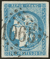 No 44II, Obl Gc 1065. - TB - 1870 Bordeaux Printing