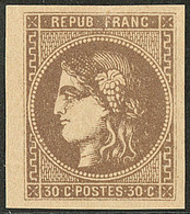 * No 47, Brun, Pos. 11, Très Frais. - TB - 1870 Bordeaux Printing