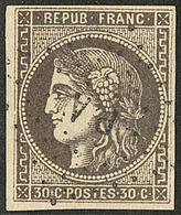 No 47c, Pos. 15, Obl Losange Ambulant "PA". - TB - 1870 Bordeaux Printing