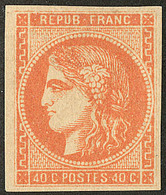 * No 48, Orange, Pos. 5, Très Frais. - TB - 1870 Bordeaux Printing