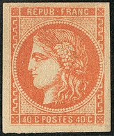 * No 48d, Orange Vif. - TB - 1870 Bordeaux Printing