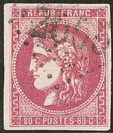 No 49d, Pos. 8, Obl Gc 2665. - TB - 1870 Bordeaux Printing