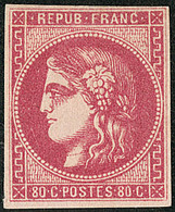 * No 49e, Rose Carminé, Belle Nuance Foncée. - TB - 1870 Bordeaux Printing