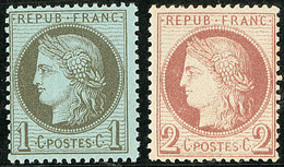 ** Nos 50, 51 *. - TB - 1871-1875 Ceres