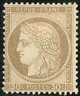 * No 56a, Brun Clair, Forte Charnière Sinon TB - 1871-1875 Ceres
