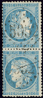 Tête-bêche. No T60I, Paire Verticale. - TB. - R - 1871-1875 Ceres