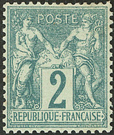 * No 62, Vert, Très Frais Et Centré. - TB. - R - 1876-1878 Sage (Type I)