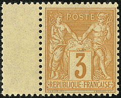 ** No 86, Bistre Sur Jaune, Bdf. - TB - 1876-1878 Sage (Type I)