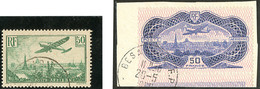 Nos 14, 15 Petit Bdf Sur Petit Fragment. - TB - 1927-1959 Mint/hinged