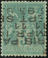 Surcharge 5 Lignes. No 15, Surcharge Horizontale Renversée 11 SEPT, Froissure, Très Frais Et Bien Centré. - TB. - R - Other & Unclassified