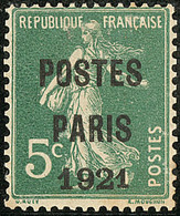 Postes Paris. Grands Chiffres "192". No 26d. - TB. - R (N°et Cote Yvert) - Other & Unclassified