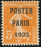 * Postes Paris. No 30, Gomme Altérée Sinon TB - Other & Unclassified