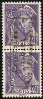 ** Coudekerque. No 5 (Maury 8), Paire Verticale. - TB - War Stamps