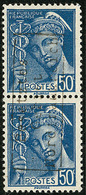 ** Coudekerque. No 7 (Maury 9), Paire Verticale. - TB - War Stamps