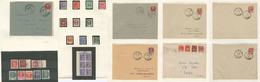 LETTRE Poitiers. Collection 1944, 7 Enveloppes Types Et Obl Divers Et 24 Détachés. - TB - Liberation