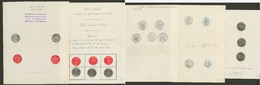 LETTRE Documents De Greffes Avec Empreintes De Papiers Timbrés. 1862-1900. 10 Documents De Greffe. - TB - Other & Unclassified