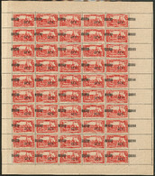 ** Surcharge Renversée. No 148b, Feuille De 50 Ex, Superbe - Unused Stamps