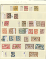 * Collection. 1885-1943 (Poste, PA, BF), Complète Sauf 1, 6, 26 Et 27, Qqs Ex Obl. - TB - Autres & Non Classés