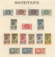 * MAURITANIE. Collection. 1906-1944 (Poste, PA, BF, Taxe), Valeurs Et Séries Moyennes. - TB - Other & Unclassified
