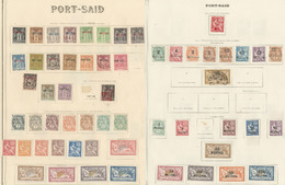 * Collection. 1899-1928 (Poste, Taxe), Valeurs Moyennes Et Séries Complètes, Qqs Ex Obl. - TB - Other & Unclassified
