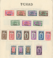 * TCHAD. Collection. 1922-1931 (Poste, Taxe), Complète. - TB - Other & Unclassified