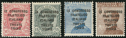 * Congrès De Trieste 1922. Nos 117 à 120. - TB - Unclassified