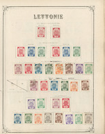 * LETTONIE. Collection. 1918-1940 (Poste, PA), Valeurs Et Séries Moyennes, Nombreux Obl. - TB - Latvia