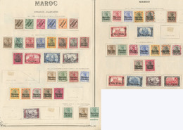 * Bureaux Allemands. Collection. 1899-1911 (Poste), Valeurs Moyennes Et Séries Complètes, Qqs Ex Obl, + Divers Bureaux E - Morocco (offices)