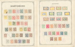 * MONTENEGRO. Collection. 1874-1913 (Poste, Taxe, Avis De Réception), Valeurs Moyennes Et Séries Complètes, Nombreux Ex - Montenegro