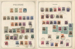 * Collection. 1918-1940 (Poste, PA, Taxe, Service, Corps Polonais, Occup. Allemande), Valeurs Moyennes Et Séries Complèt - Other & Unclassified