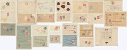 LETTRE Collection. Poste Auxiliaire Des "Zemstvos". 1873-1914, Bel Ensemble De 135 Plis, Nombreux Districts Représentés - Other & Unclassified