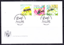 Liechtenstein 2008 Postex Vaduz Souvenir Cover (F6664) - Lettres & Documents