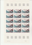 ST PIERRE ET MIQUELON   - FRAGMENT  FEUILLE DE 15 TIMBRES N° 546 - ANNEE 1991 - - COTE : 18,75 € - Unused Stamps