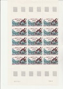 ST PIERRE ET MIQUELON   - FRAGMENT  FEUILLE DE 15 TIMBRES N° 546 - ANNEE 1991 - - COTE : 18,75 € - Ongebruikt